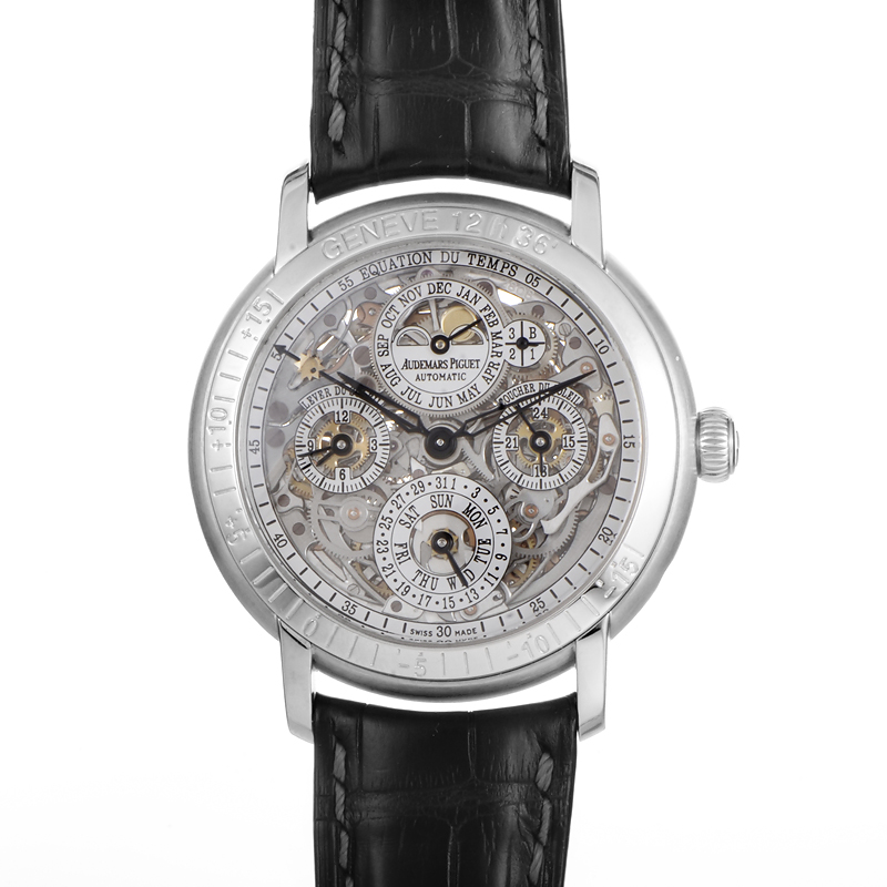 Audemars Piguet Jules Audemars Equation of Time Skeleton  25963PT.OO.D002CR.01 at www.watcharena.com