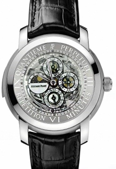 Audemars Piguet Jules Audemars Skeleton Minute Repeater Perpetual Calendar 26063PT.OO.D002CR.01 at www.watcharena