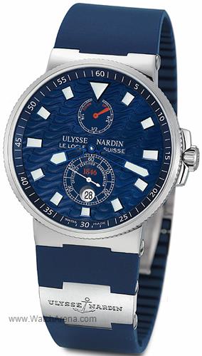 Ulysse Nardin Marine Blue Wave Chronometer 41mm 263 68LE 3 at www.watcharena