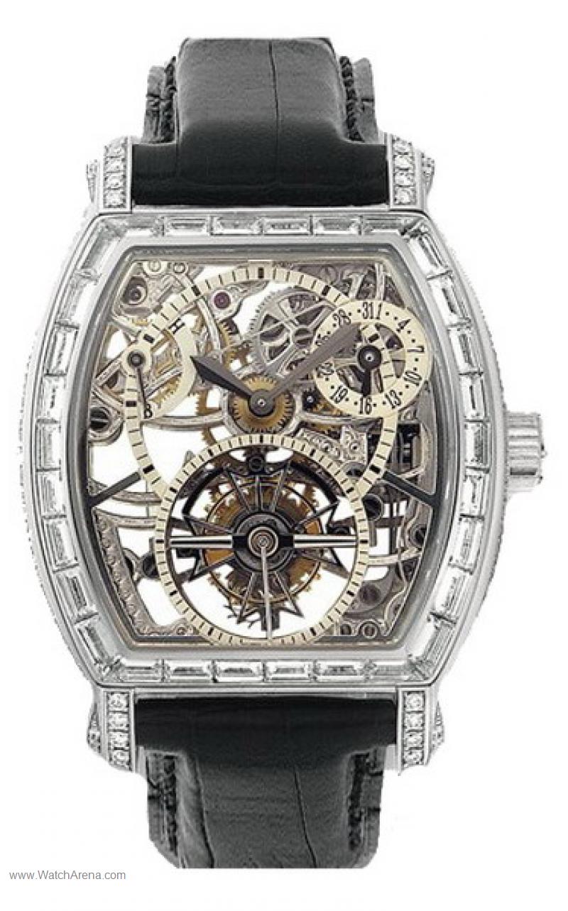 Tonneau discount skeleton watch