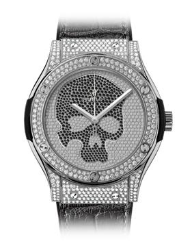 Hublot Classic Fusion TITANIUM SKULL FULL PAVE